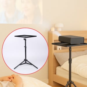 홈시어터 영상기기 삼각대 1P 110cm 철제판 안방 영화관 거실 거치용품 블랙