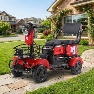 포르테아 4륜 전동 스쿠터 네발 전동차 노인용 전기차 부모님 효도선물 리튬배터리