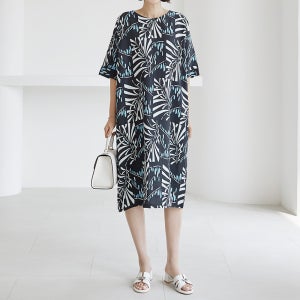 여름 좋아 린넨 원피스 3OP506323 엄마옷, 중년여성, 5060패션