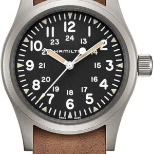 Hamilton 남성시계 카키필드 H69439xxx 38mm 5기압방수 블랙/화이트문자판