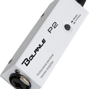 휴대용 인이어 모니터 앰프 XLR TRS 입력 헤드폰 앰프 P2-화이트