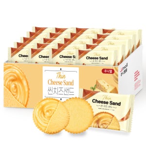 씬 치즈 샌드 대용량 크래커 비스킷 과자 1box