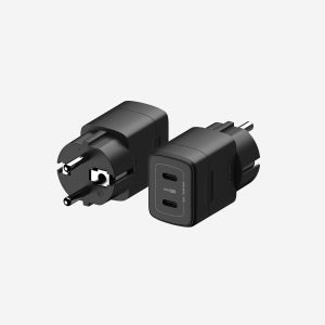 PD 30W PPS GaN 듀얼 접지 초고속 미니 충전기 GB302 블랙