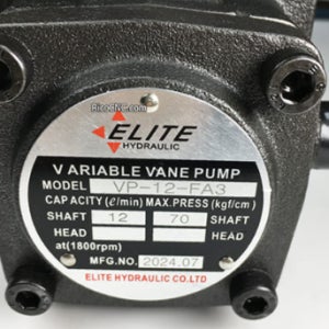 ELITE VP-12-FA3 가변용량 베인펌프 12L/min 산업용 유압펌프