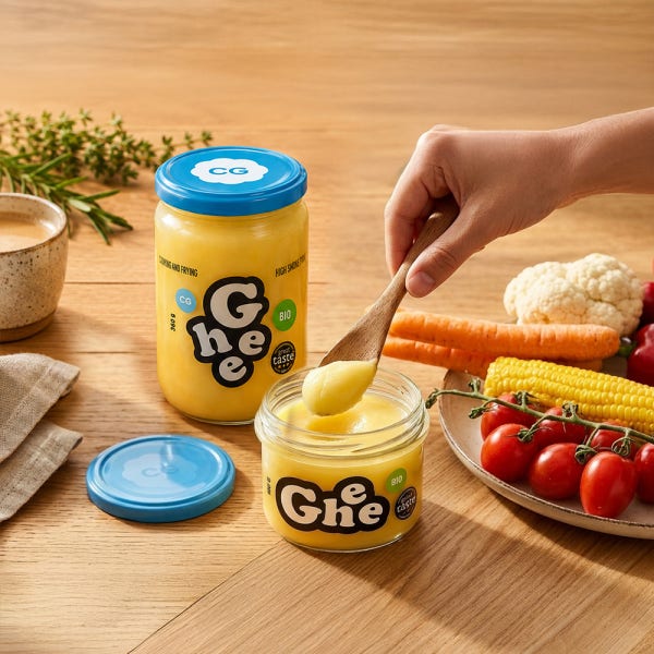 체코 Ghee 유기농 기버터