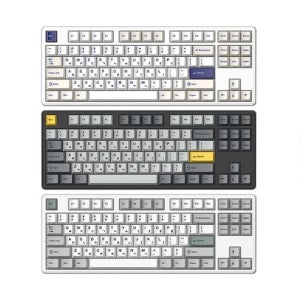 한성컴퓨터 GK797PRO 유무선 기계식 스페이스 블랙 (라벤더 또각)