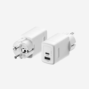 PD 45W PPS GaN 듀얼 접지 초고속 충전기 GB452 화이트