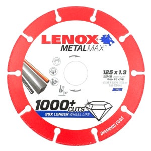 LENOX 레녹스 다이아몬드 멀티 절단석 125mm (5인치) 그라인더날 금속용 No.2004946 METALMAX