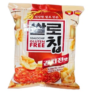 롯데 쌀로칩 김치전맛 75g