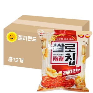 롯데 쌀로칩 김치전맛 75g X 12개 (1BOX)