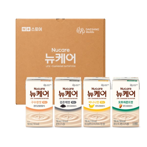 [네이버단독] 뉴케어 N150 시리즈 미니 구수한맛+검은깨+바나나+오트아몬드