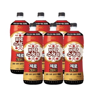 팔도 비락수정과 제로 1.5L 6개