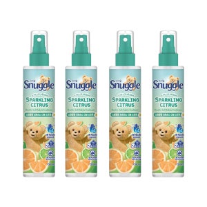 스너글 섬유탈취제 스파클링시트러스, 150ml, 4개