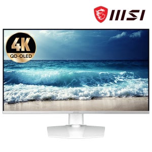 MSI 80cm(32인치) QD OLED 4K UHD 240Hz 지싱크 게이밍 PC 모니터 화이트 321URXW