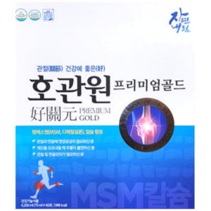 본사정품 호관원 프리미엄 골드 60포 MSM 엠에스엠 식이유황 칼슘 관절 뼈건강