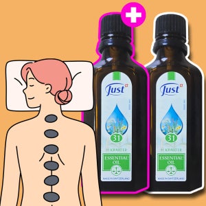 스위스 유스트 31 오일 just 페퍼민트 저스트 허브 내돈내산 75ml 2개 +약통