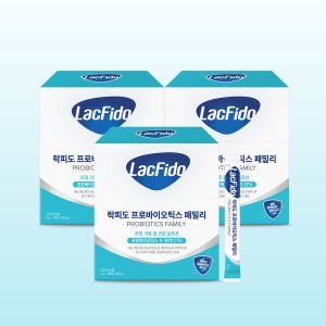 락피도 프로바이오틱스 온가족 유산균 패밀리 30억CFU 2g 100포, 3개