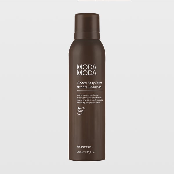 모다모다 원스텝 이지 커버 버블 샴푸 200ml+블랙샴푸샤쉐3매