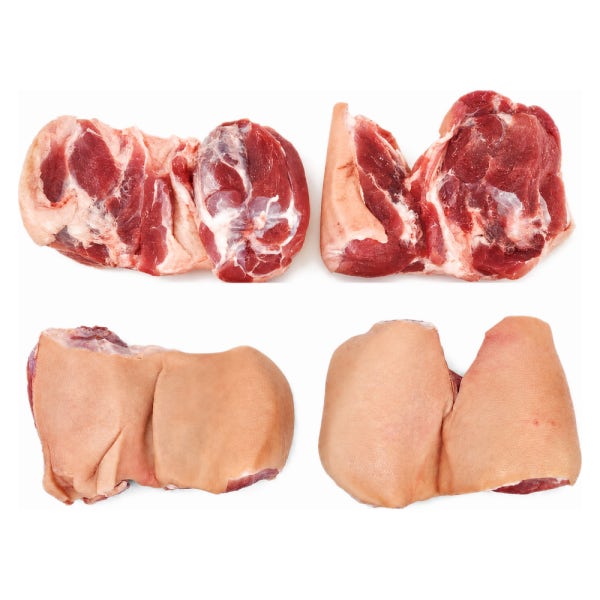 껍질있는 순살 미박 앞사태 소량 가정용 족발 보쌈 수육용 원육 1.9kg 2kg 2.1kg