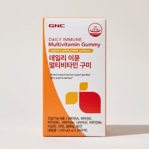 GNC 데일리 이뮨 멀티비타민 구미 온 가족 맛있는 딸기맛 60구미 1박스
