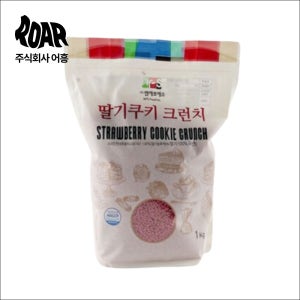 엔에프에스 크런치쿠키 딸기 (1kg) 막대과자 빼빼로 초콜릿 토핑