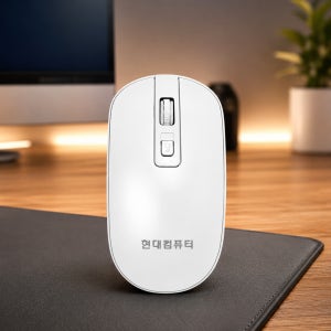HDC-WM200 저소음 무선 광마우스 화이트 1600DPI