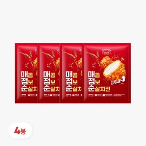 사세 매콤 점보 순살치킨 300g 4봉