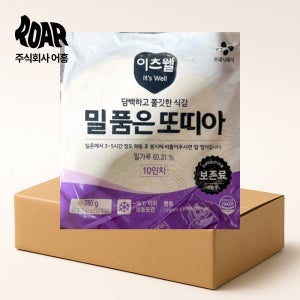 이츠웰 밀품은또띠아 1box (780g x 10봉) 10인치 12장 브리또 퀘사디아