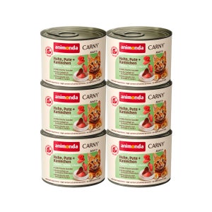 애니몬다 카니 치킨, 칠면조 + 토끼, 200g, 6개