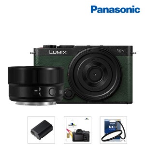 파나소닉 루믹스 S9 + 40mm F2 블랙 렌즈 키트 다크 올리브