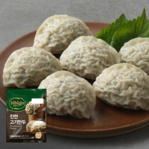 비비고 얇은피 진한고기만두 1.12kg, 6개