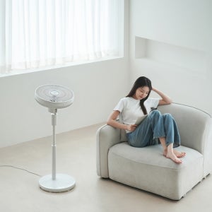 초미풍 14형 BLDC 써큘망 스탠드 선풍기 90도틸트 아기바람 36단 바람 리모컨형