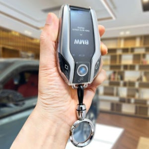 BMW 디스플레이 스마트키 투명 케이스 원형키링 5시리즈