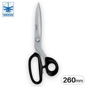 일본 니켄 벨가위 주방가위 정밀한 절단 재단 260mm 75909B NIKKEN