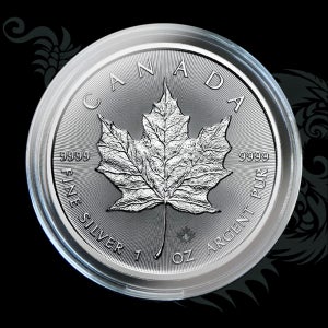 캐나다 메이플 1oz 실버 은화 프리미엄 아크릴 캡슐 38mm