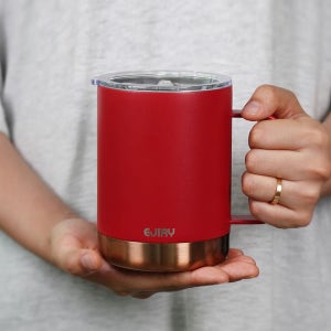 에지리 블랑 머그 스텐텀블러 보온보냉 커피 스텐 머그컵 물병 360ml