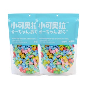 샤오커오라 사탕 무설탕 비타민C 민트향 개별포장 입가심 과일캔디 500g, 2개