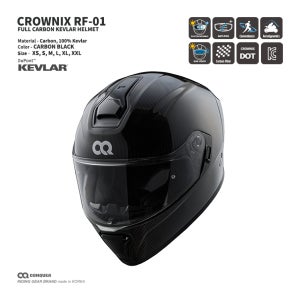 CQ CROWNIX RF-01 크로닉스 RF-01 풀카본 풀페이스 헬멧