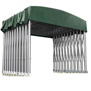 자바라 그늘 캐노피 행사용 천막 야외 차양막 방수 4m x 3m x 2.5m 강철+천