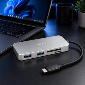 NEXT-9713TCU3 5포트 USB 멀티 포트 허브 카드리더기 USB3.0 C타입 5Gbps