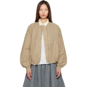와이엠씨 베이지 베이스먼트 보머 재킷 U5AMC 20 Taupe