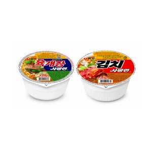 농심 육개장 사발면 18개 + 김치 사발면 6개
