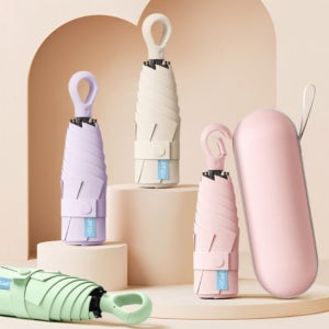 온유 초경량 미니우산 접이식 암막 우양산 UV차단 자외선차단 휴대용 우산 양산겸용