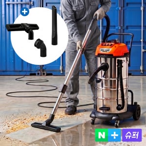 디클 산업용청소기 공업용 업소용 건습식 60L 90L 3모터 3600W 브리오포스