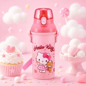 헬로키티 팬시 원터치 물통 480ML