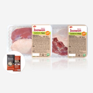 주원산오리 복날 간편 백숙 세트 1kg(가슴살 + 다리살 + 티백1개)