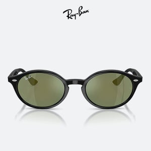 레이벤 선글라스 RAYBAN RB4315 601 68 블랙 라운드 오벌형 미러 선글라스