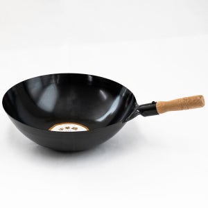 태신푸드 한중 환진 북경팬 웍 36cm 나무손잡이 1.2mm