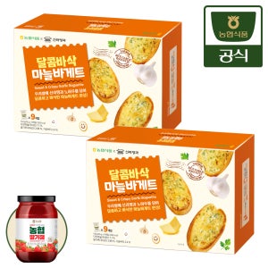 농협식품 달콤바삭 마늘바게트 딸기잼 찍어먹기 세트