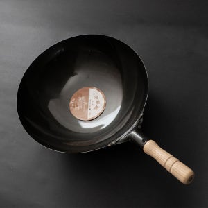 태신푸드 한중 환진 북경팬 웍 39cm 나무손잡이 1.6mm